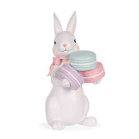 Macaron Bunny w. Bow 23cm