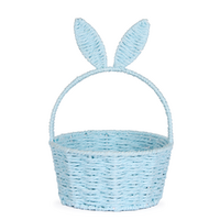 Bunny Ears Basket Blue 30cm