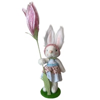 Mrs Bea Bunny w/ Flower 45cm