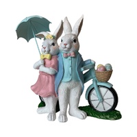 Bunny Bike Couple 27cm