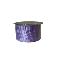 Ruffled Ribbon Purple 3m