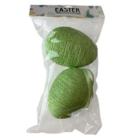 Hanging Eggs Green 10cm