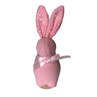 Blush Bow Bunny 27cm
