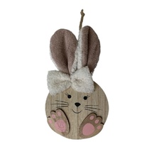MDF Bunny Bow White 19cm