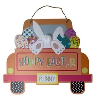 Easter Sign Car Orange 31cm