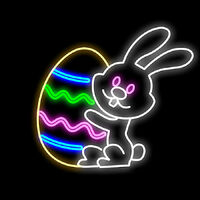 Rabbit Holding Easter Egg 88cm