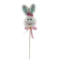 Bunny Head Pick Blue Floral 46cm