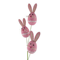 Pink 3 Egg Head Pick 63cm