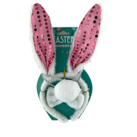Easter Bunny Set Sparkly Pink