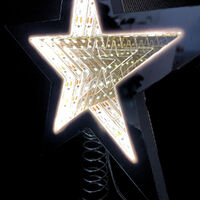 Infinity Tree Top Star White 23cm