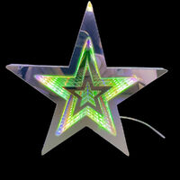 Infinity Tree Top Star Multicolour 20cm