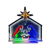 LED Infinity Nativity Scene 60cm