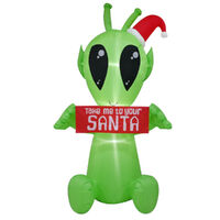 Inflatable Christmas Alien 210cm