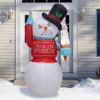 Inflatable Shaking Freeze Snowman 180cm