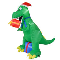 Inflatable T-Rex w. Presents 181cm
