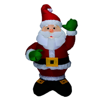 Inflatable Santa LED lights 135cm