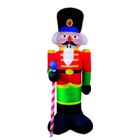 Inflatable Nutcracker LED lights 240cm