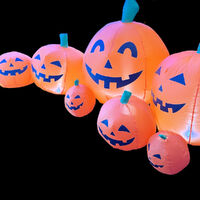 Inflatable LED Pumpkin Family of 7 - 120cm