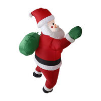 Inflatable Hanging Santa 165cm