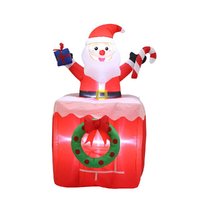 Inflatable Santa In Chimney 150cm