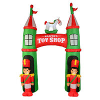 Inflatable Toy Shop Arch with LED 300cm