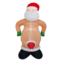 Inflatable Naughty Santa 210cm