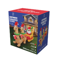 Inflatable Kangaroo Sleigh 300cm