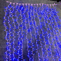 Curtain Lights BLUE W1.7m x H3.0m with Controller