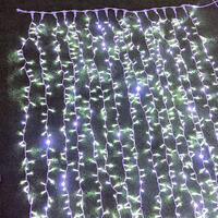 Curtain Lights Cool White W1.7m x H3.0m with Controller
