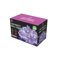 LED Frosted Ball Lights Enchanted Colours 2000cm
