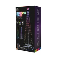 LED Digital Flash Strands Tree Multicolour 210cm