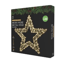 3D Metal Star Frame 50cm