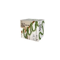Pre-Lit Garland 2 Warm White 10m