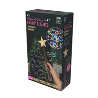 LED 300 Fairy Lights Multicolour w. Wand Control