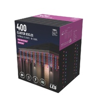 LED 400 Cluster Cracker Lights Carnival 4.8m