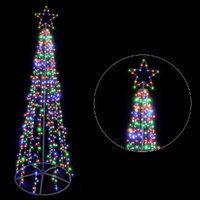 LED Waterfall Strand Tree Multicolour 205cm
