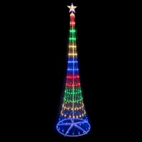 LED Net Light Rocket Tree Multicolour 240cm