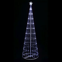 LED Digital Flash Strands Tree White