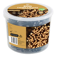 LED Tub Timer Lights 600 Vintage Gold