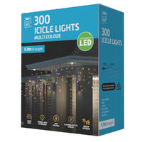 LED Icicle Flashing 300 Multicolour