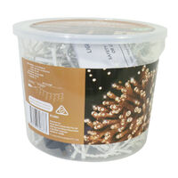 LED Icicle Lights 500 Tub Vintage Gold