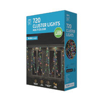 LED Cluster Lights 720 Multicolour