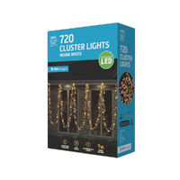 LED Cluster Lights 720 Warm White
