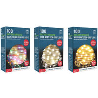 LED Dew-Drop Wire Lights 1pc Mixed 10m