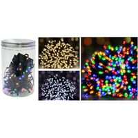 Timer Lights 100 LED in Jar 1pc Mixed