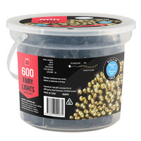 LED Fairy Lights Warm White 600pc