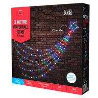 LED Waterfall Star 3m 200LED Multicolour