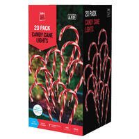 LED Path Candy Canes 20 Flashing