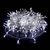 Fairy Lights 240 LED Cool White Clear Cable