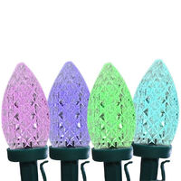 C9 Pinecone String Lights 50 LED Candy